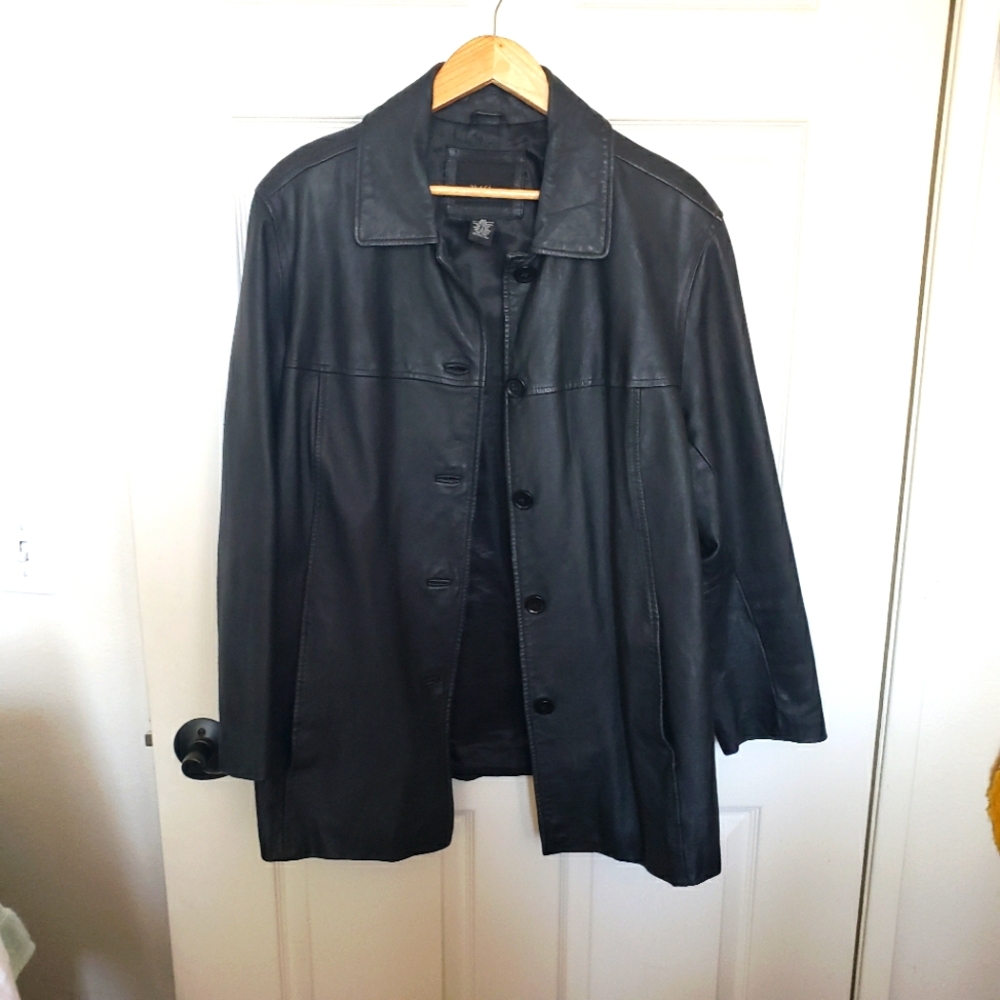 Pre Owned Mossimo Authentic Leather Jacket For Wo… - image 1